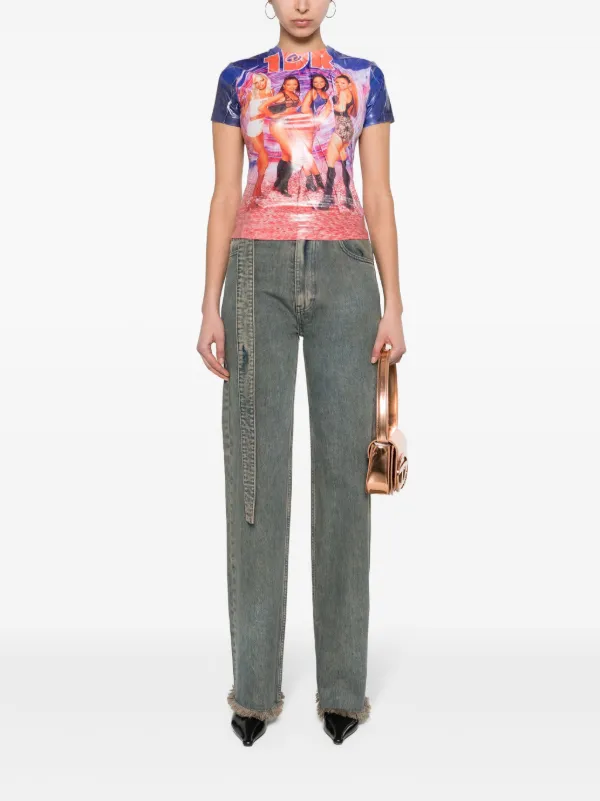 Diesel フォトプリント Tシャツ | レッド | FARFETCH JP