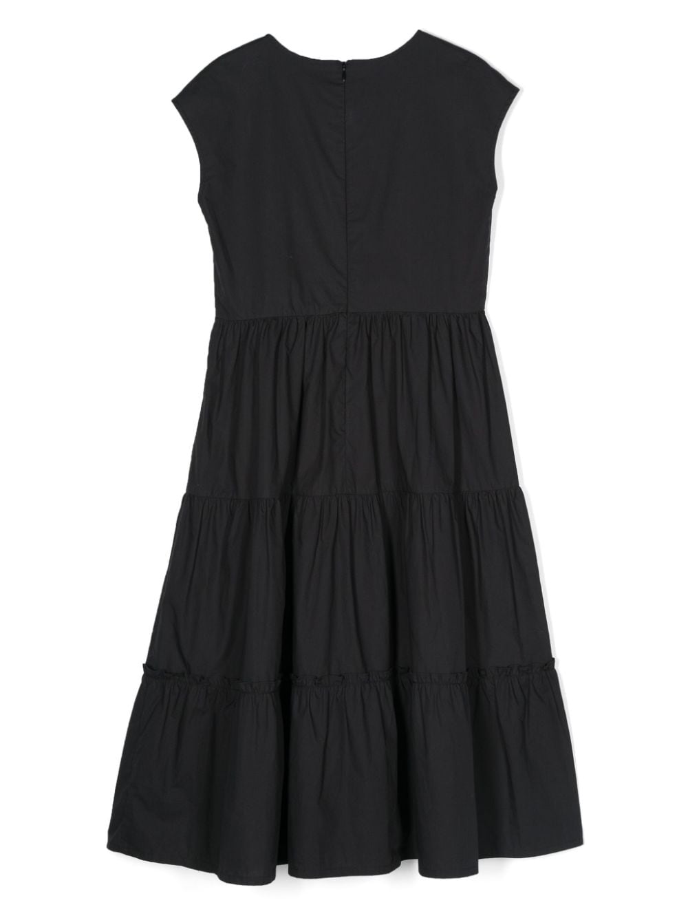 Shop Moschino Teddy Bear-appliqué Cotton Dress In 黑色