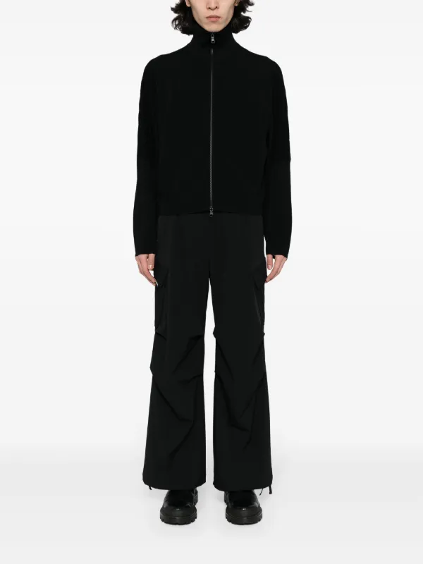 CROQUIS wide-leg Cargo Trousers | Black | FARFETCH