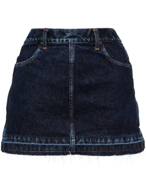 Toga denim mini skirt