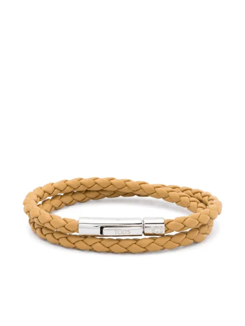 Tod's MyColors woven-leather bracelet