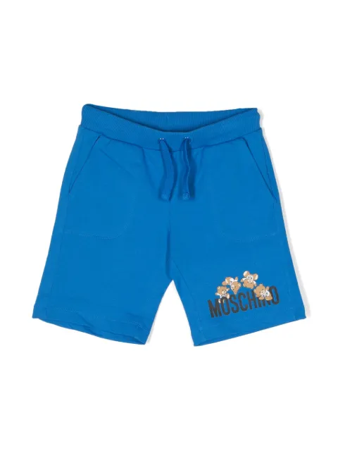Moschino Kids Teddy Bear cotton shorts