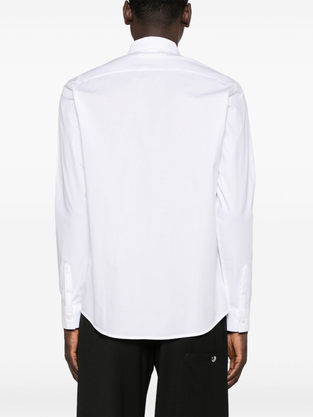Karl Lagerfeld Poloshirt met logo-applicatie Wit