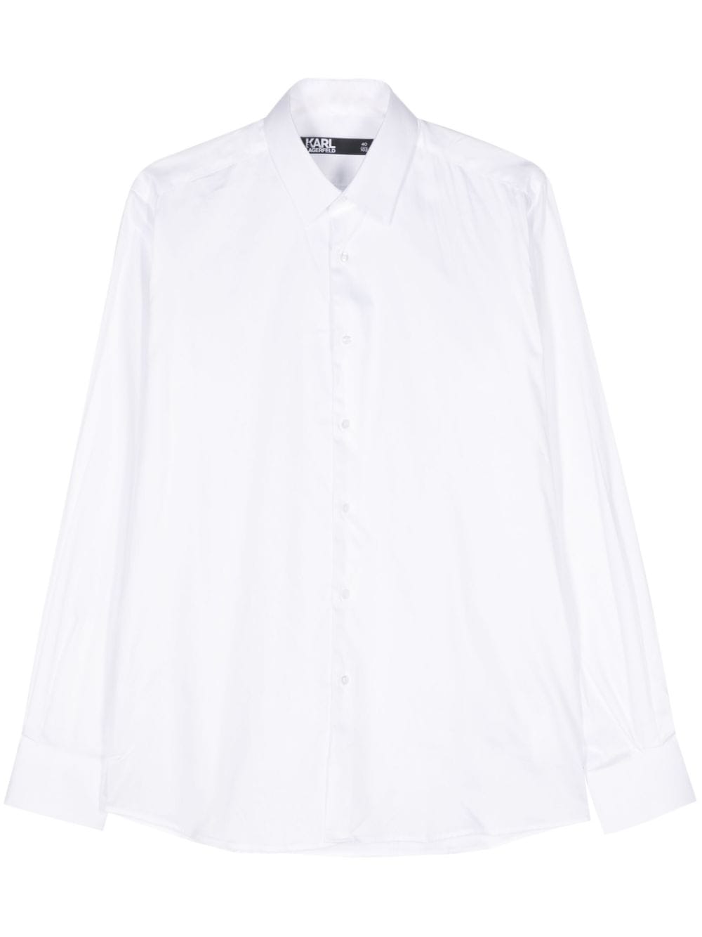 Karl Lagerfeld classic-collar shirt - Weiß