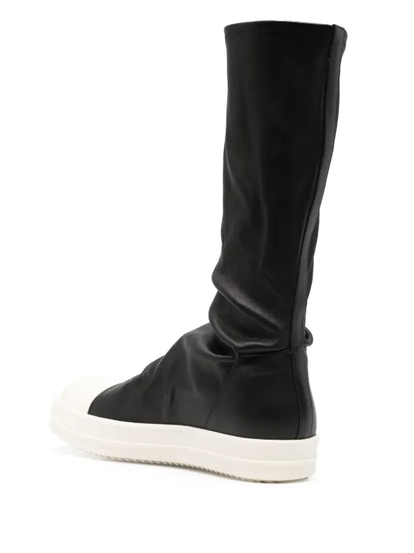 Rick Owens Leather Stocking Sneakers - Farfetch