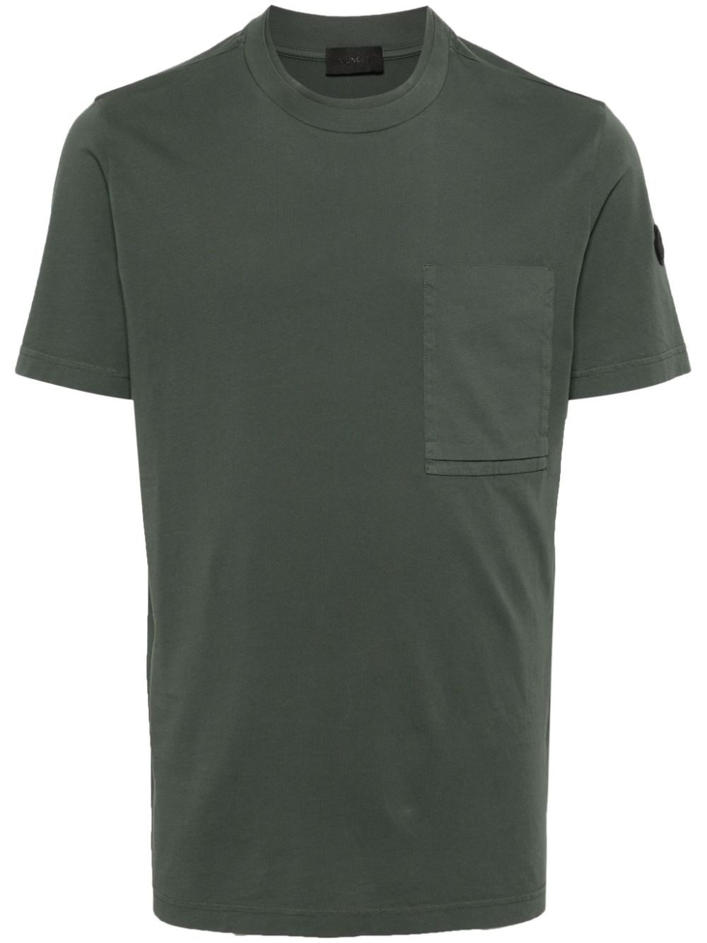 Moncler T-shirt Mit Aufgesetzter Tasche In 877 Green