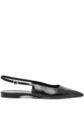 Aeyde Fedora leather ballerina shoes - Black
