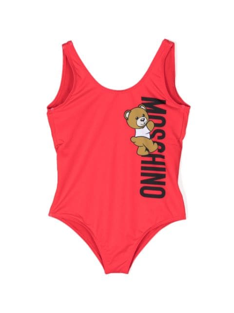 Moschino Kids Teddy bear-print swimsuit