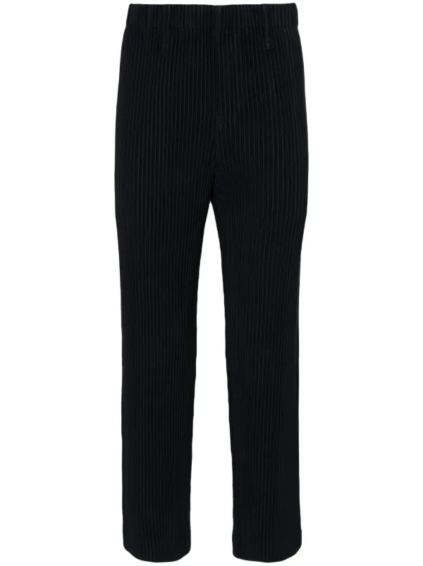 HOMME PLISSE ISSEY MIYAKE テーパードプリーツパンツ Homme Plissé Issey Miyake プリーツ テーパードパンツ | ブルー