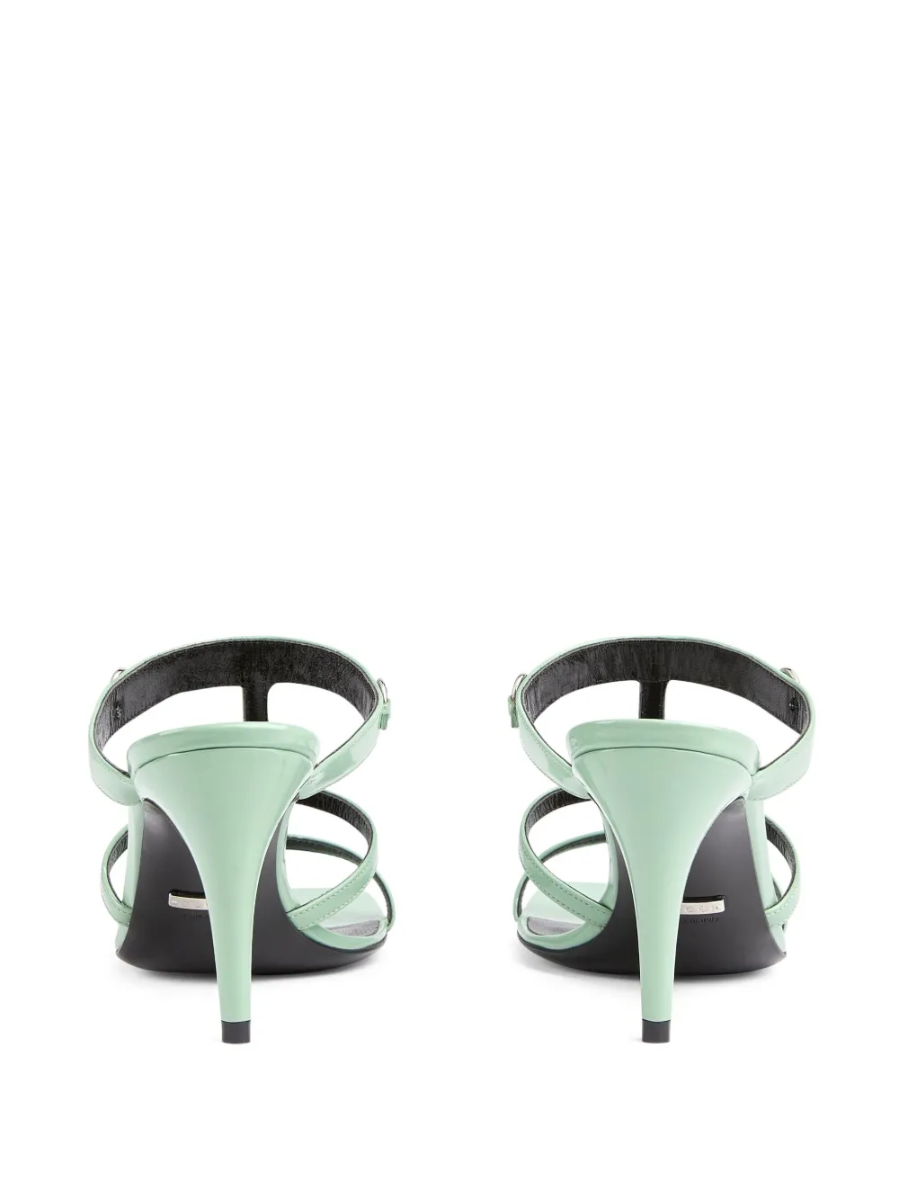 Gucci Horsebit caged mules Green
