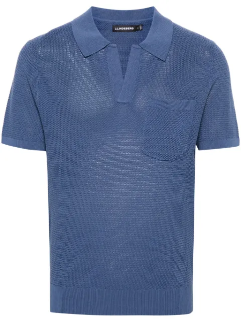 J.Lindeberg playera tipo polo tejida Ben Open