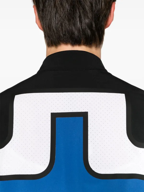 J.Lindeberg Jeff Hybrid colour-block Jacket | Blue | FARFETCH IN