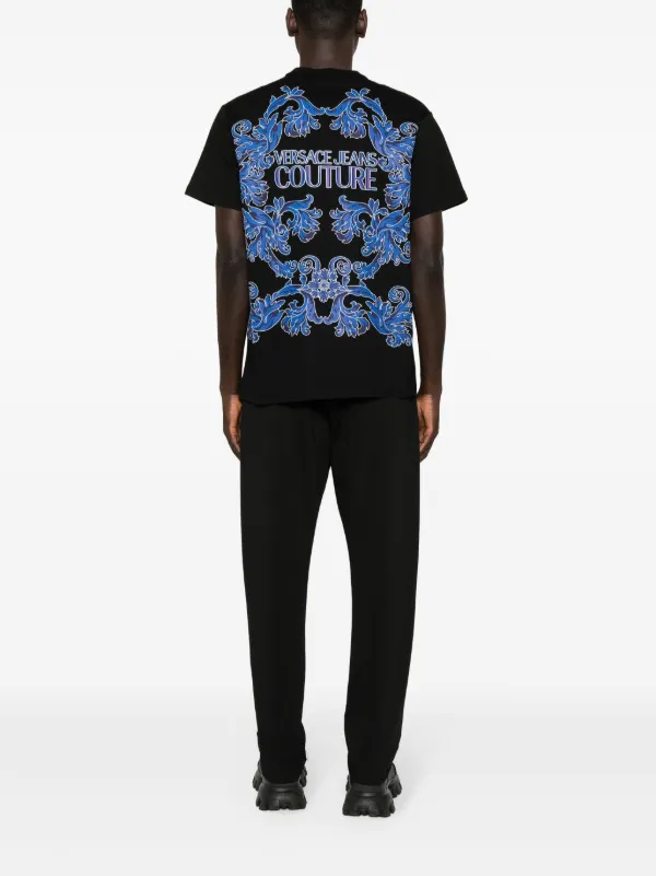 Versace Jeans Couture logo-print Cotton T-shirt - Farfetch