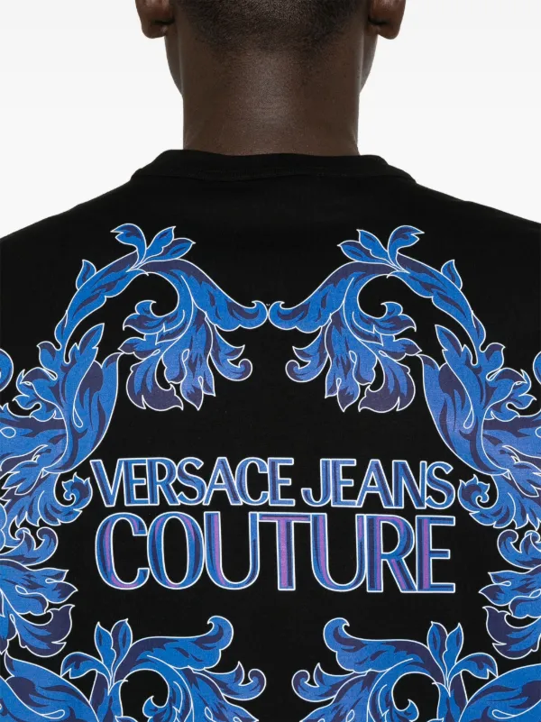 Versace Jeans Couture logo-print Cotton T-shirt - Farfetch