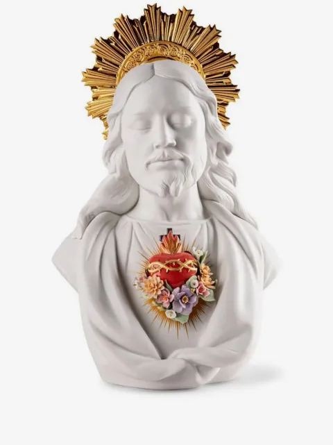 Lladró Sacred Heart of Jesus porcelain sculpture (40cm x 26cm)