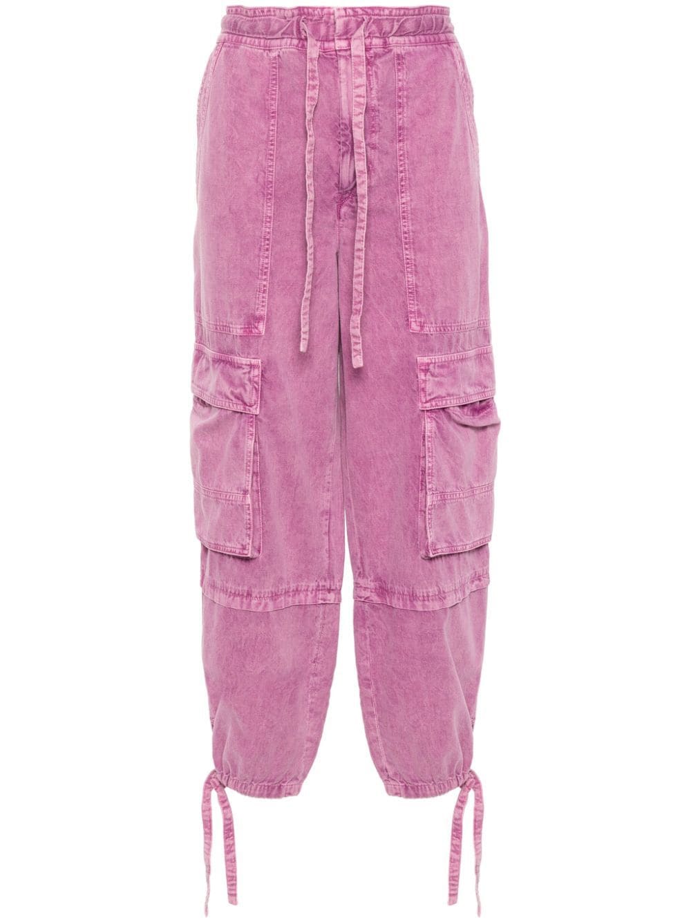 Shop Marant Etoile Ivy Cargo Trousers In Pink