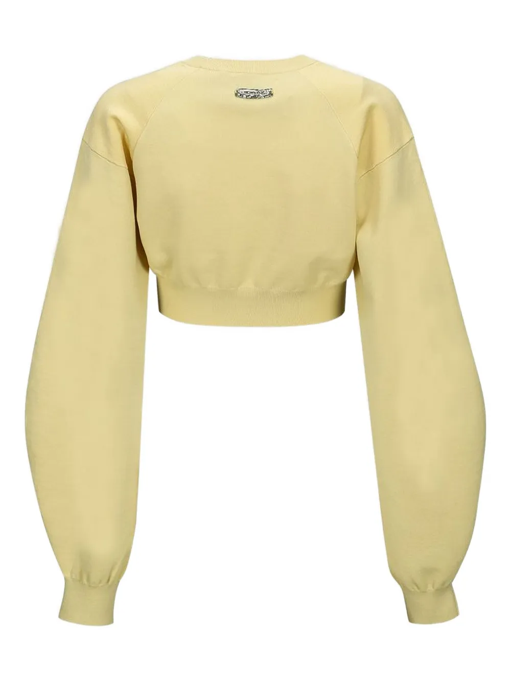 Andersson Bell Cut-out Long-sleeve Sweatshirt In Yellow