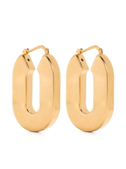 Créoles à fini poli - Jil Sander - Modalova