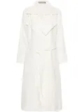 Issey Miyake Shaped Membrane trench coat - White