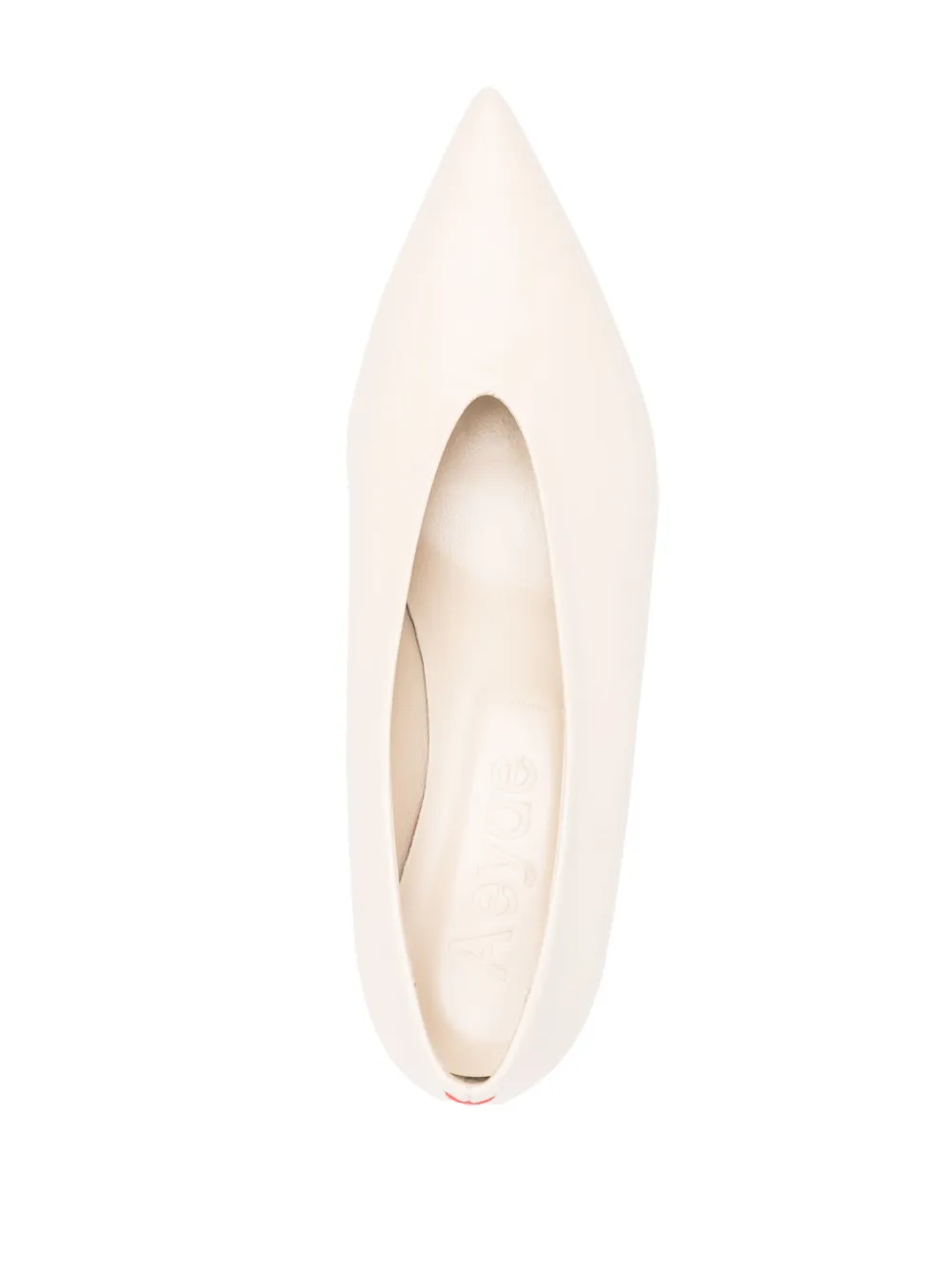 Aeyde Clara 45mm leather pumps Pink