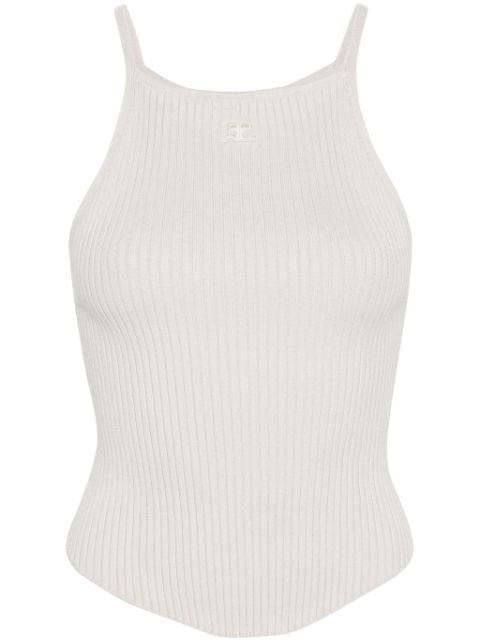 Courrèges Holistic ribbed-knit top