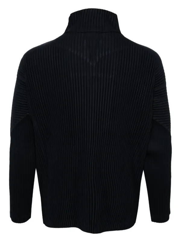 極美品23SS HOMME PLISSEISSEYMIYAKEプリーツジャケット Homme Plissé Issey Miyake Basics プリーツ ジャケット