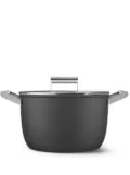 Smeg stainless steel casserole (7.7l) - Black