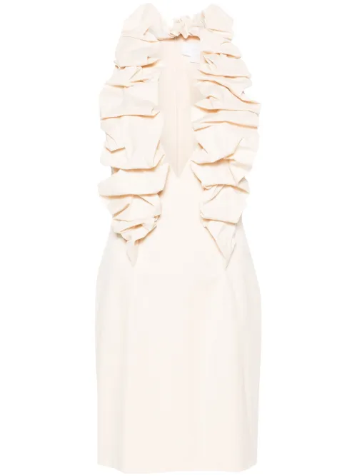 Robe courte à volants - Genny - Modalova