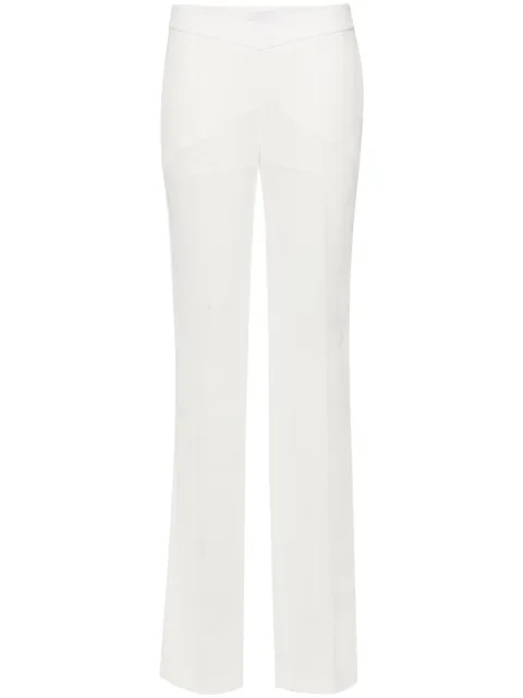 Genny pressed-crease straight trousers