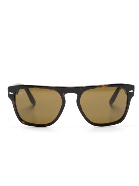 Ray-Ban square-frame tortoiseshell sunglasses
