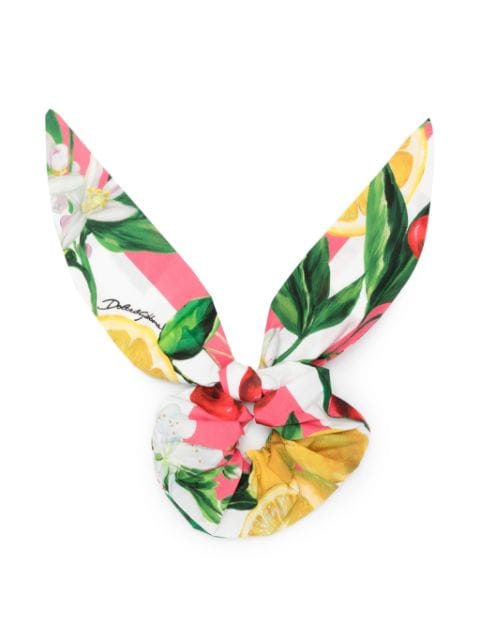 Dolce & Gabbana Kids floral-print scrunchie