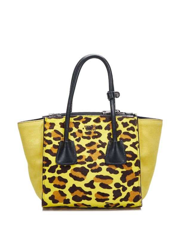 Prada cavallino leopard bag sale