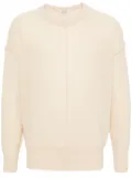 LEMAIRE seam-detail knit jumper - Neutrals