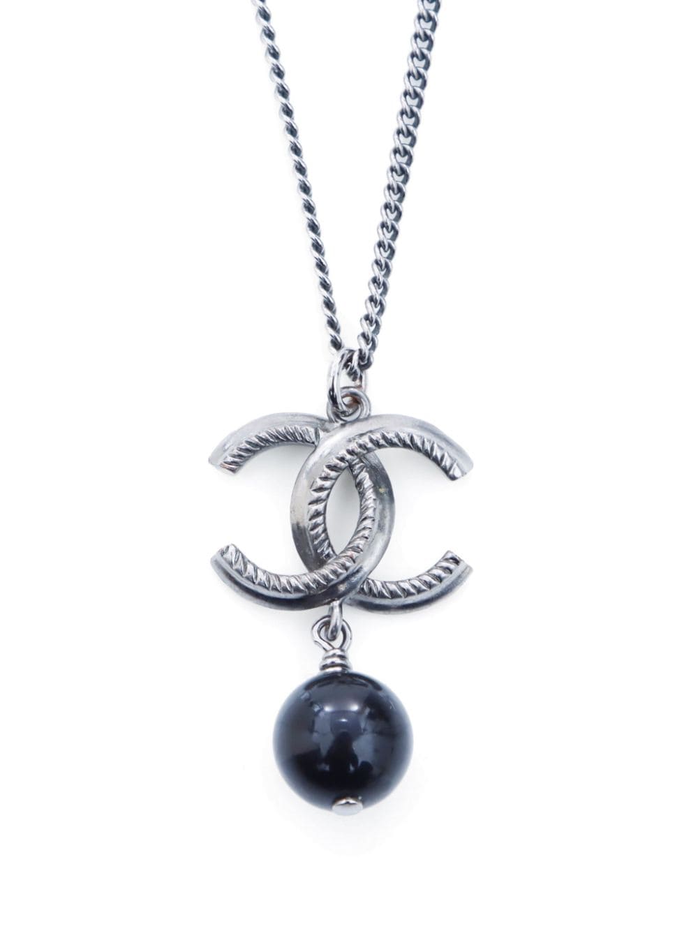Image 2 of CHANEL Pre-Owned collier à pendentif logo CC (2011)