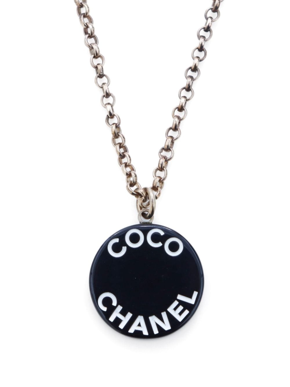 CHANEL Pre-Owned 2007 halsketting met hanger - Zilver