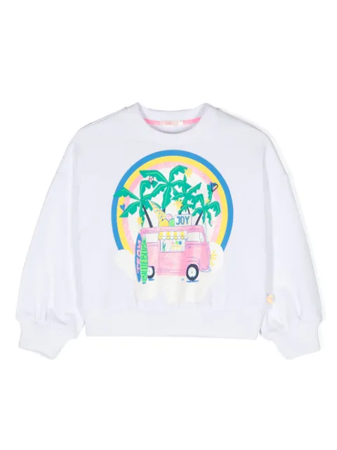 Billieblush sudadera con estampado gráfico