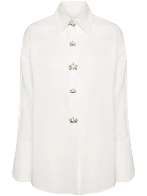 Genny camisa de muselina con detalle de aplique