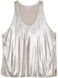 Genny metallic tank top - Silver