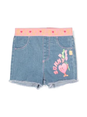 Glitter jean outlet shorts