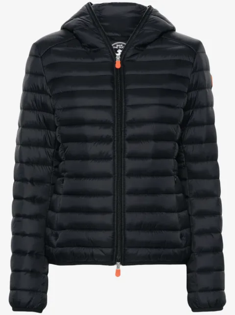 Save The Duck logo-patch padded jacket