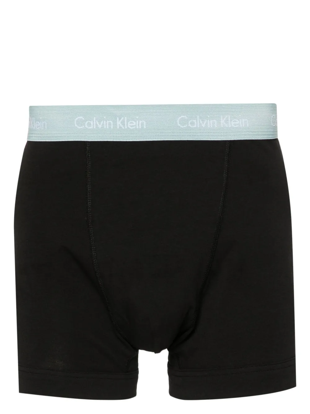 Calvin Klein Underwear Drie boxershorts met logoband Zwart