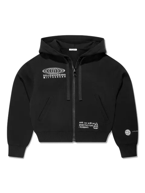 Dolce & Gabbana Kids DGVIB3-print cotton hoodie
