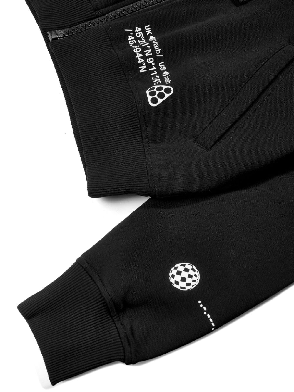 Shop Dolce & Gabbana Dgvib3-print Cotton Hoodie In Black