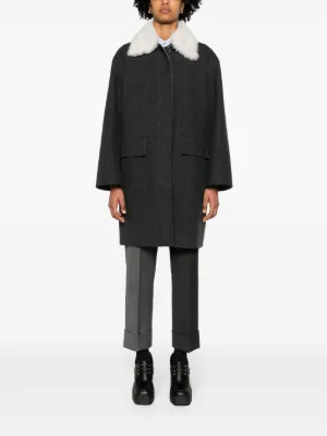 最終値下げTHOM BROWNE コレクションピース ラビットファーコート 羽の鳥 | Thom Browne