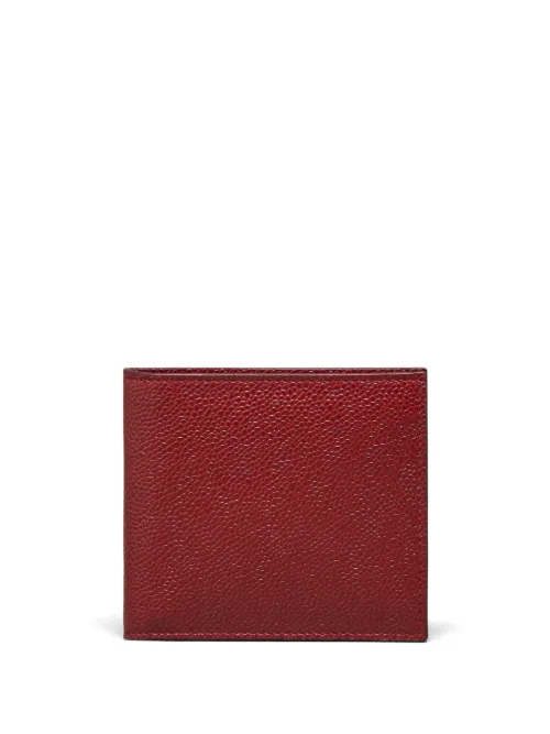 Porte-cartes en cuir à fini grainé - Thom Browne - Modalova