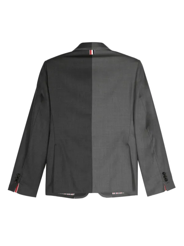 THOM BROWNE グレー ジャケット Thom Browne チェック Hunting ツイードジャケット | グレー | FARFETCH JP