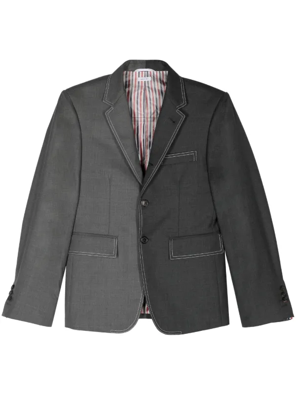 【送料&関税込】Thom Browne Single-breasted Blazer 22787781_52968796_600.jpg