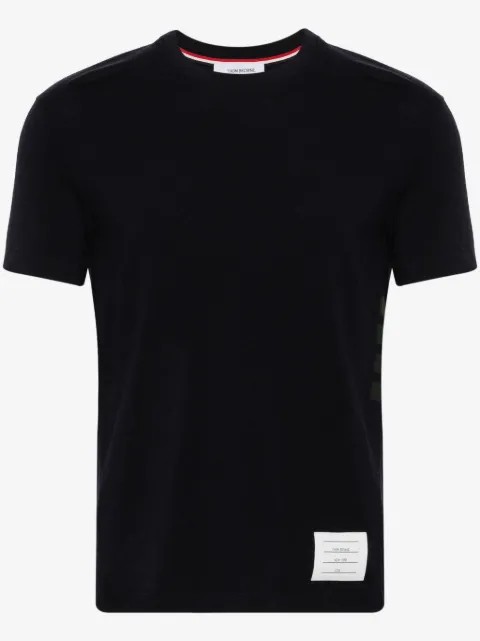 Thom Browne stripe-detailing wool T-shirt