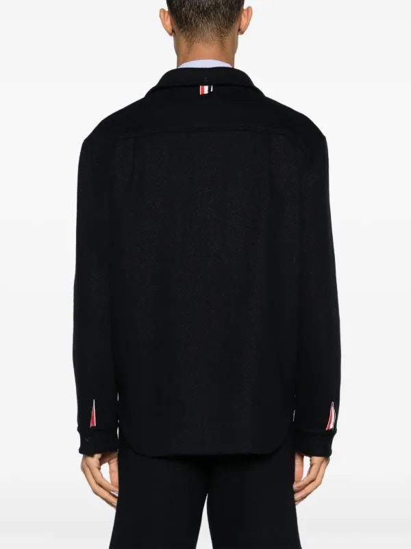 ■Thom Browne■シングル コットンジャケット コットンツイル ボックスプリーツジャケット | Thom Browne