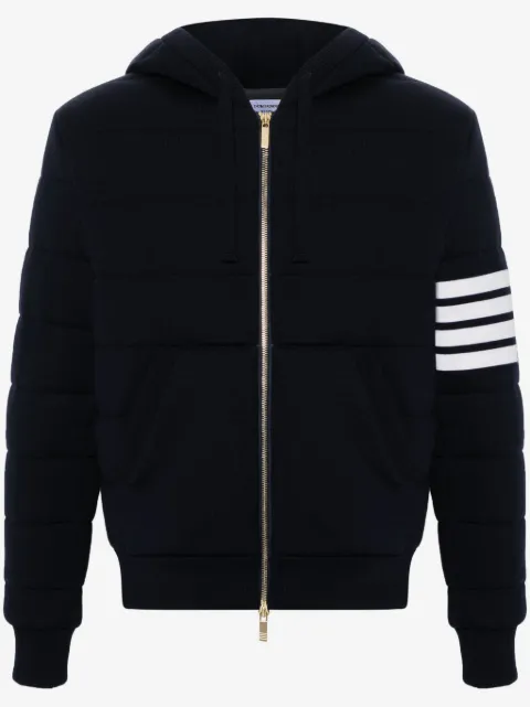 Thom Browne veste rayée à capuche